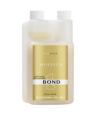 MOEHAIR Moeplex Bond | Hair Bonding Additive | Deeply Moisturizes Repairs Damaged Hair | Enriched with Sericin Linseed and Pro-Vitamin B5 (16 Fl. Oz) Bond (16 fl oz)