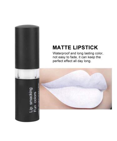 Long-Lasting Color Halloween Lipstick - High Color Rendering Matte Finish (No. 4 White) - Shop Now! - Buy Online on GoSupps.com
