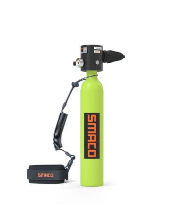 Scuba Tank for Diver Mini Diving Tank Mini Scuba Tank Breath Underwater Device Scuba Cylinder with 6-12 Minutes Diving Oxygen Tank Inflatable Scuba Diving Equipment Provide A Underwater World Tour Green