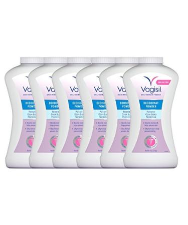 Vagisil Odor Block Deodorant Powder, 8 Ounce - Pack of 6 (Packaging May Vary)