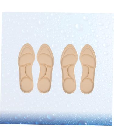 NOLITOY 2 Pairs Breathable Shock-Absorbing Insoles | Comfortable Gel Foam Shoe Inserts for Plantar | 25x8.8cm Massage Pads - Buy Online on GoSupps.com