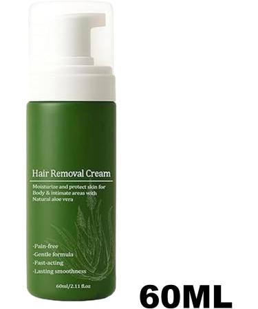  GjnjfdF Hair Removal Cream | 60ml Natural Hair Removal Cream for Intimate Area | Home Body Care for Intima Bathroom Travel Daily | Leg Hair Removal - Buy Online on GoSupps.com