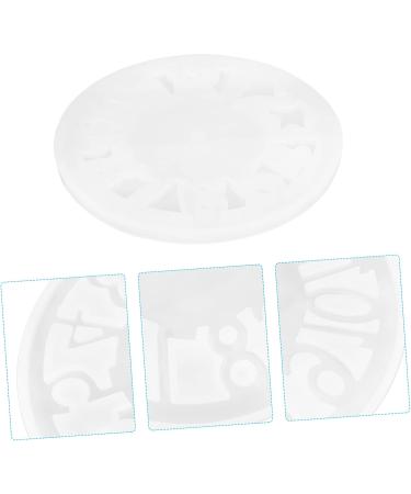 NUOBESTY 1pc Clock Mold Clocks Silicone Molds Digital Clock Time Clock Craft Accessories Number Wall Clock - Buy Online on GoSupps.com