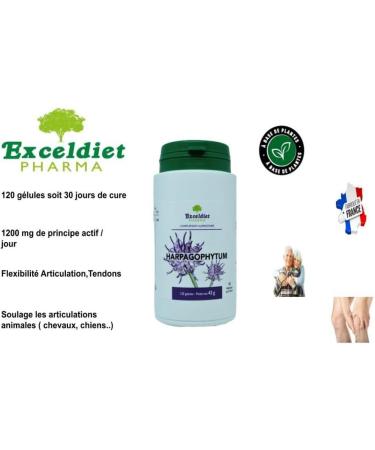 HARPAGOPHYTUM - Strengthening Joints and Cartilage - Relieves Joint Pain - Flexibility and Mobility - 120 Capsules Made in France - Buy Online on GoSupps.com