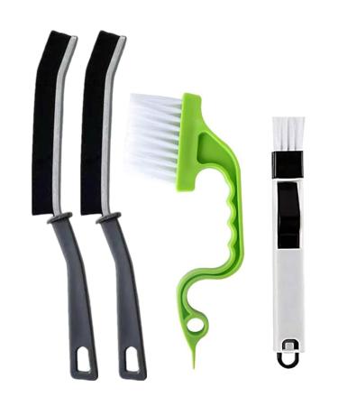 4pcs Gap Cleaning Brush Set Crevice Cleaning Brush Tool for Dead Corners in Home Kitchen Bathroom and Window Groove