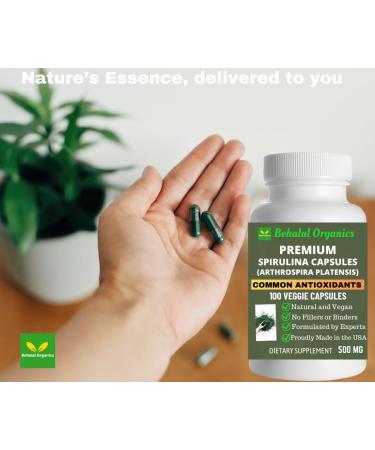 Behalal Organics Spirulina Quick Release Capsules - Buy Online on GoSupps.com