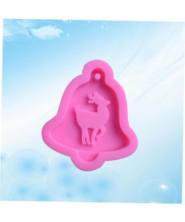 VILLCASE 3D Candle Mold 3D Silicone Mold Christmas Cake Pans Bell Silicone Mold DIY Christmas Craft Silicone Candle Mold Chocolate Silicone Molds Deer Fondant Mold Soap Lip Gloss Violet 11.00X9.00X1.50CM - Buy Online on GoSupps.com