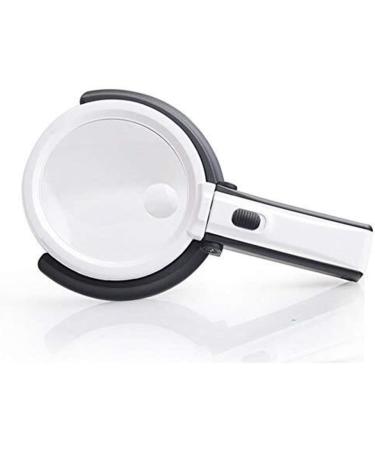 Glass Folding Glass 2X 5X HD Lens Desktop Handheld Illumination Magnifier with 10 Led Lamp Rechargeable for Old Man Reading Repair Identification Tool Magnifier for Readi Made in China - Buy Online on GoSupps.com