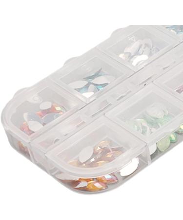 Assorted Nail Rhinestones in Bright Colors 2 Boxes of Sparkling Nail Art Stones for DIY Manicure and Makeup Including Quality Rhinestones with Wide Applications - Buy Online on GoSupps.com