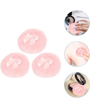Lot de 3 Houppettes Moelleuses N ud en Coton 100% Pur Couleur Rose pour Poudre Corporelle B b et Corps Douces et Adapt es au Soin Quotidien Voyage - Buy Online on GoSupps.com
