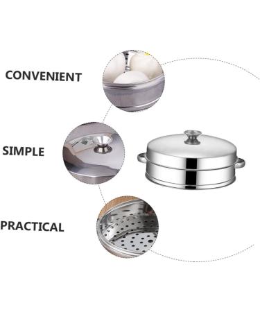 FELTECHELECTR 1 set Dumplings with Stainless Food Steam Household Cooking Premium Kitchen Steaming Accessory Buns stainless steel - Buy Online on GoSupps.com