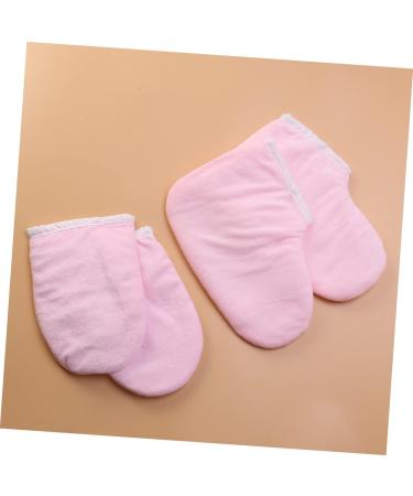 FRCOLOR 4 Pairs Paraffin Foot Cover Dry Hands Gloves Paraffin Bath Gloves Wax Care Insulated Mittens Insulated Therapy Gloves Hand Treatment Gloves Care - Buy Online on GoSupps.com