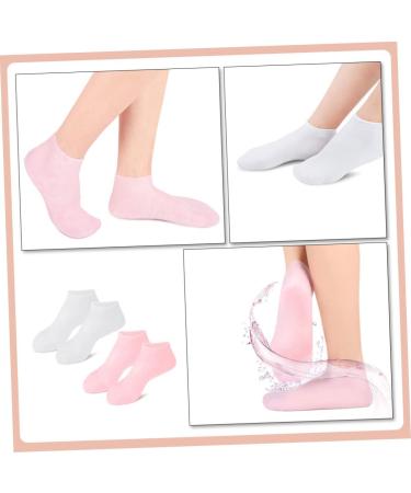Beavorty 6 Pairs Exfoliating Moisturizing Socks Anti- Cracking Foot Silicone Socks Foot Care Lotion Foot Care for Women Socks for Girls moisturizing Foot Covers Sebs Miss Foot mask Heel - Buy Online on GoSupps.com