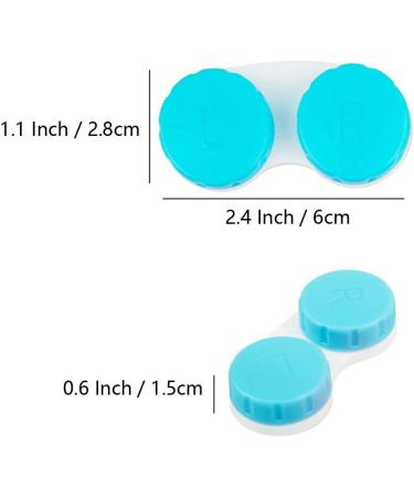 KISEER 36 Pack Colorful Cute Contact Lens Case Bulk - Storage Kit (4 Colors) - Buy Online on GoSupps.com