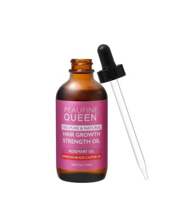 PEAUFINE QUEEN Jamaican Black Castor Oil with Rosemary - 100% Pure for Hair, Scalp, and Skin - Buy Online on GoSupps.com