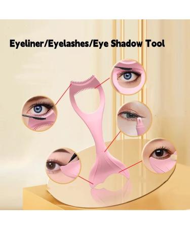 VIXIIV Silicone Winged Eyeliner Stencil Aid - Pink | Multifunctional Lazy Quick Makeup Tool - Buy Online on GoSupps.com