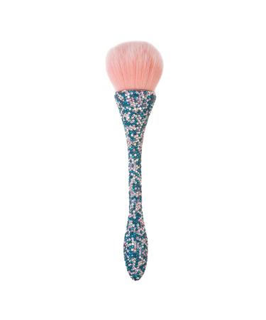 Small Waist Makeup Brush Diamond Beauty Brush Design Blush Brush for Cheeks Sparkling Loose Powder Brush Powder Foundation Brush with Soft Bristles Flexible Face Makeup Tool for Women Girls Teens