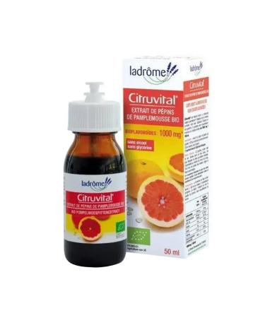 Ladrôme Grapefruit Seed Extract Bioflavonoids Organic, 1000mg, 50 ml