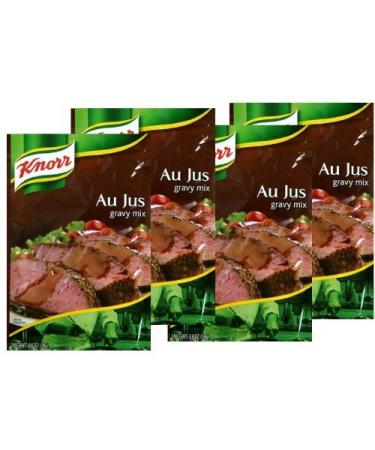 Knorr Au Jus Gravy Mix - 0.6 oz, pack of 4 Natural 0.6 Ounce (Pack