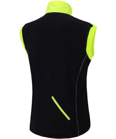Buy Airtracks Pro Thermo Functional Bicycle Vest - Breathable Windproof Water-Repellent Running Vest with Reflectors - L Neon | International Shipping Available - Buy Online on GoSupps.com