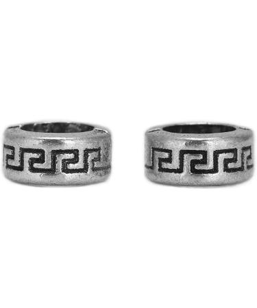 10pc Beard Hair Beads - Norse Dreadlock Pendants for DIY Hair Decorations | Men Women Accessories - Buy Online on GoSupps.com