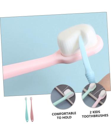 Minkissy 4-Piece Children's Toothbrush Set | Optimal Gums Care & Oral Hygiene for Toddlers & Infants | Slipproof Bristles for Newborns - Buy Online on GoSupps.com