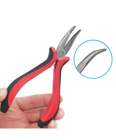  Danzix Hair Extension Tool Set - 200 Pieces with Pliers Microring Beads Combs & More | Premium Beige Silicone Hair Accessories for Seamless Extensions  - Buy Online on GoSupps.com