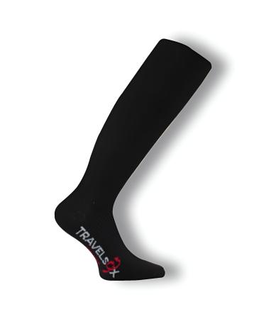 Travelsox TS1000 Black Large Graduated Compression Socks
