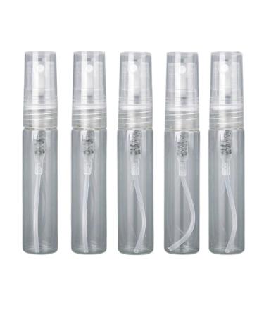 GeRRiT Plastic Spray Bottle Fine Mist Spray Travel Empty Bottle Portable Travel Container Small Refillable Atomizer Bottle for Cleaning Gardening Plants and Outdoor Travel 5ml