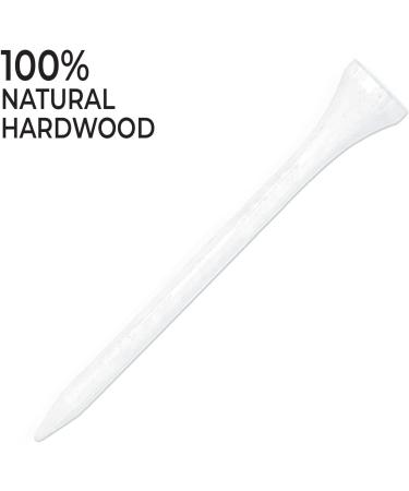 Pride Golf Tee 2-3/4 inch Deluxe Tee 500 Count White - Premium Quality Tees for Golf Enthusiasts - Buy Online on GoSupps.com