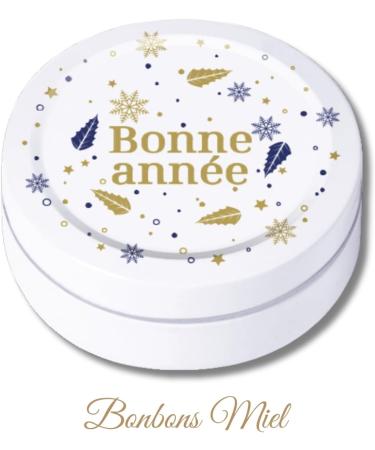 Duo of Honey & Mint Artisanal Candy Boxes - Special Happy New Year Edition - Gift to wish your best wishes - 45 grams - Duo 5 Model - Buy Online on GoSupps.com