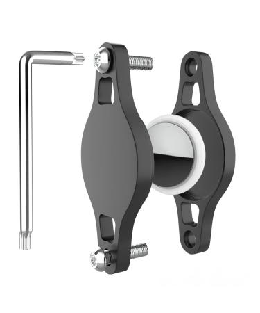 Gmili bicycle bracket for Apple Airtag |Universal Airtag bracket for the theft protection -free theft protection including screws for attaching to the bottle holder assembly accessories black