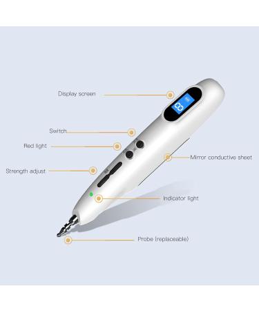 Buy Acupuncture Pen - Electronic Meridian Energy Laser Pain Relief Massage Stick | 9 Courses for Acupoints Detection - Buy Online on GoSupps.com