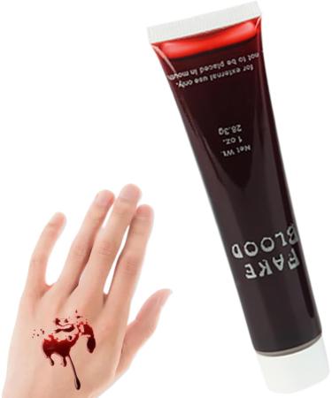 Vampire Blood - Realistic Fake Blood Makeup | Washable Blood Gel for Face and Body Realistic Vampire Blood for Fancy Dress Halloween Blood Theatre Blood to Paint for Play - Buy Online on GoSupps.com