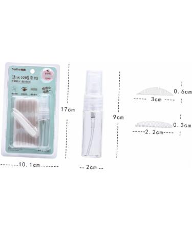 DOITOOL 2 Packs Spray Bottles Eyelid Adhesive Stickers Women Double Eyelid Sticker Invisible Clear Water - Buy Online on GoSupps.com