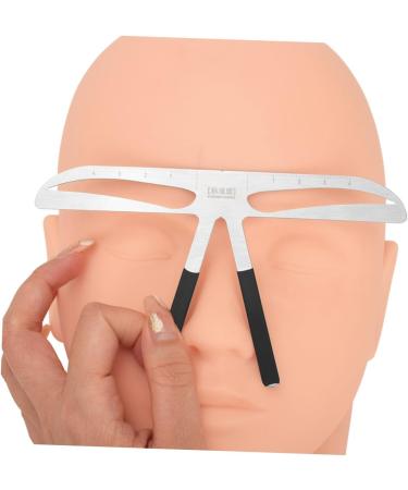 Beavorty Makeup Stencil Permanent Eyebrow Ruler Stainless Steel Eyebrow Ruler Girl Bubble Eyebrow Line - Buy Online on GoSupps.com