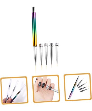 DOITOOL 1 Set Nail Art Drawing Pen Creativity Nail Art Brush Nail Art Designs Nail Art Tools Nail Art Liner Pens Nail Salon Supplies Painted Nail Pen Drawing Tool Nail Brush Pull Pen - Buy Online on GoSupps.com