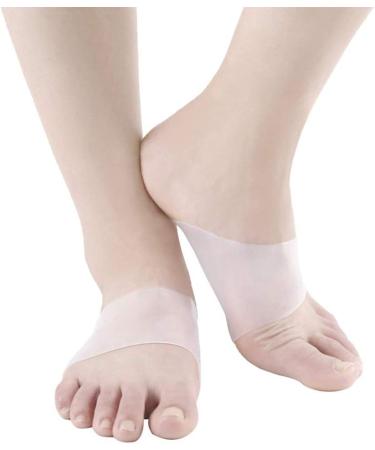 Healifty Gel Arch Support Brace - Silicone Flat Feet Support for Plantar Fasciitis Relief | Comfortable Arch Support for Hollow Feet (1 Pair) - Buy Online on GoSupps.com