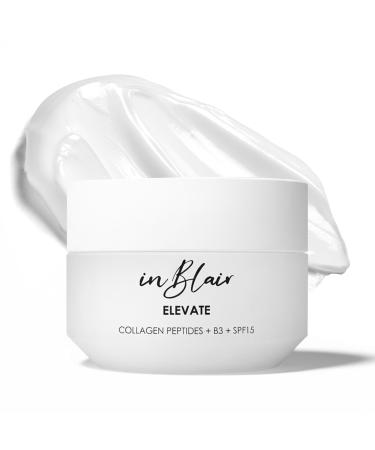 Inblair Elevate Moisturizing Cream for Face | Facial Care for Dry Skin with SPF | Hydrating Moisturizer Rich in Niacinamide Hyaluronic Acid & Collagen Peptide | Anti Aging Day & Night Cream