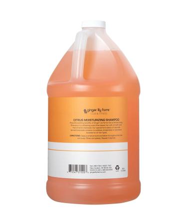 Ginger Lily Farms Club & Fitness Moisturizing Shampoo - 1 Gallon - Vegan & Cruelty-Free - Citrus Scent - for All Hair Types - Buy Online on GoSupps.com