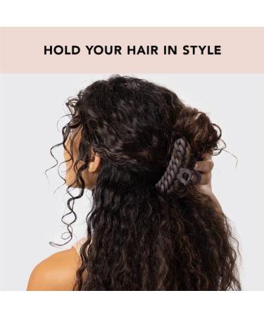 Kitsch Recycled Plastic Large Claw Clip Set - Big Chain Hair Clips for Women - 3pc Set of Large Hair Claw Clips, Jaw Clips - Ideal for Thick Hair & Girls - Neutral Colors - Buy Online on GoSupps.com