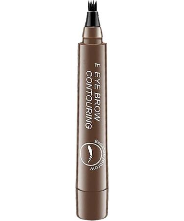 Eye Brow Pencil | 4 Tipped Precise Brow Microblading Eyebrow Pencil Waterproof Eyebrow for Eyebrow Makeup Holiday Parties Daily Use Xiaguang Dark Brown - Buy Online on GoSupps.com