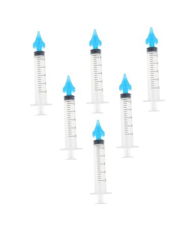 Healeved 6pcs Ear Wax Flusher Tool Ear Cleaning Kit and Gentle Wax Removal Includes Washers