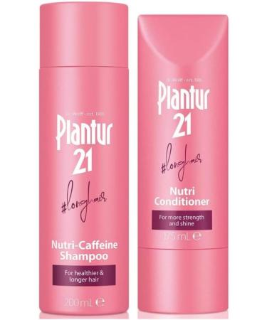 Plantur 21 Longhair Shampoo & Conditioner Set | 200ml & 175ml | For Long & Brilliant Hair | Promotes Growth & Repairs Stressed Hair - Buy Online on GoSupps.com