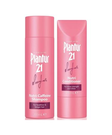 Plantur 21#longhair 200ml Shampoo and 175ml Conditioner Set for Long and Brilliant Hair | Improves Hair Growth and Repairs Stressed Hair | No Silicones - Buy Online on GoSupps.com