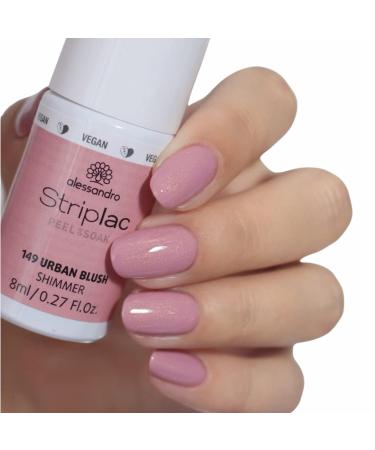 Alessandro Striplac UV Nail Polish Urban Blush - Vegan Peel-Off Long-Lasting & Easy Application - 8ml - Buy Online on GoSupps.com