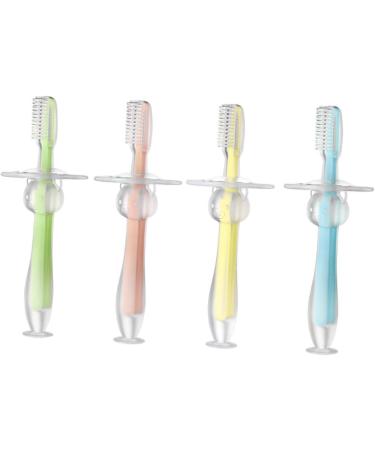 Minkissy 12 Pcs Silicone Bite Rings & Toddler Toothbrush Set - Suction Cup Design for Easy Use - Buy Online on GoSupps.com