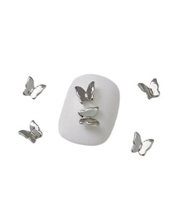 10Pcs 3D Butterfly Nail For Nails Alloy Butterfly Nail Decoration Alloy Nail Butterfly Nail Manicure Accessories Manicure Accessories