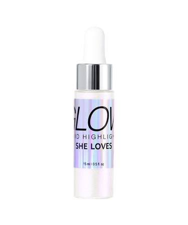 Liquid Highlighter Makeup Cheekbone Body White