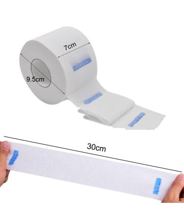 85 Sections White Disposable Barber Neck Strips - Stretchy Hairdressing Collar Towels for Salon Haircut Coloring & Styling - Buy Online on GoSupps.com